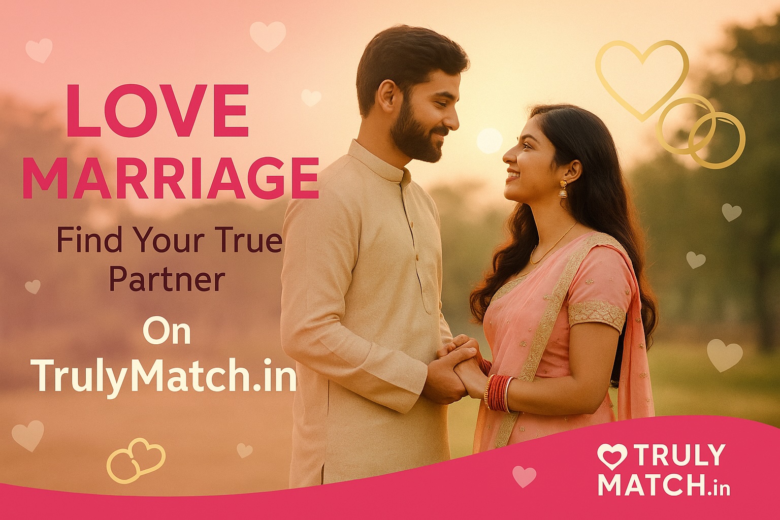 Love Marriage in India – Find Your True Partner on TrulyMatch.in